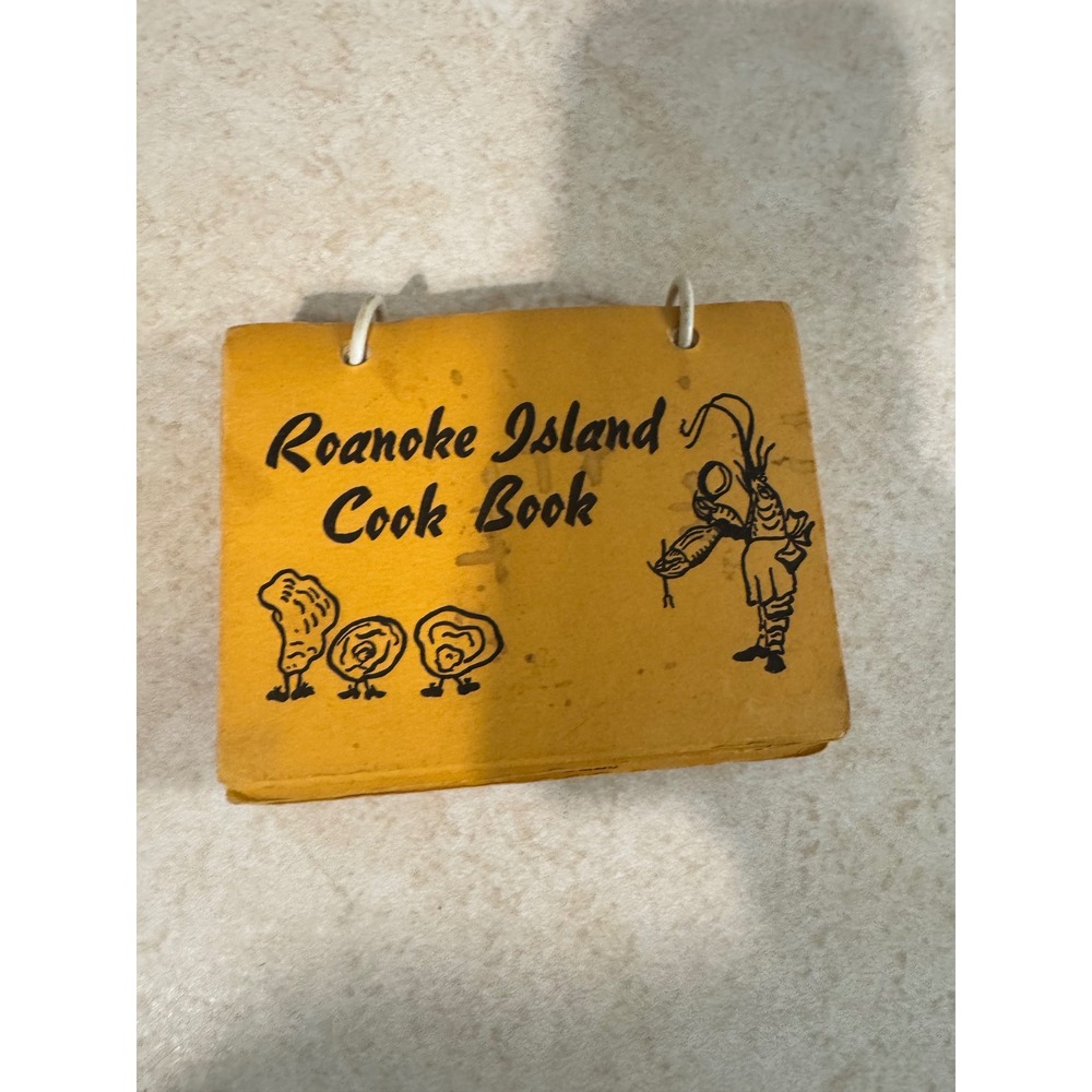 Vintage 1954 Roanoke Island Cook Book Manteo Woman's Club North Carolina Recipe